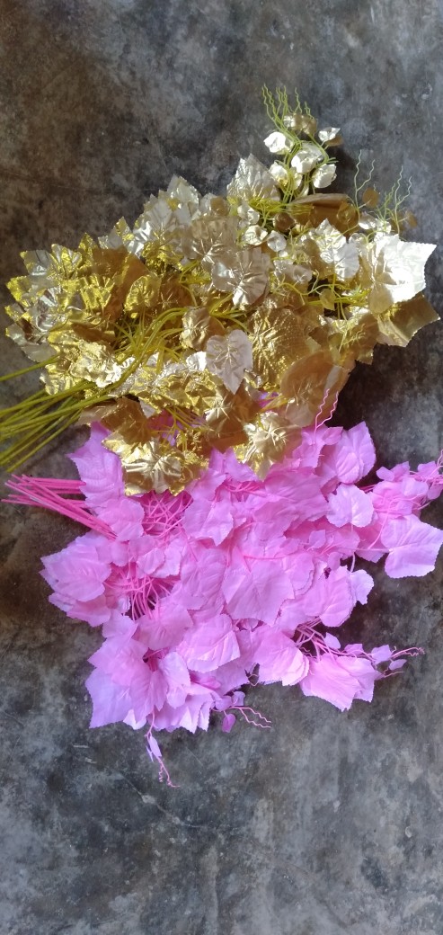 Wanflower Daun Anggur * Pink (perlusin)