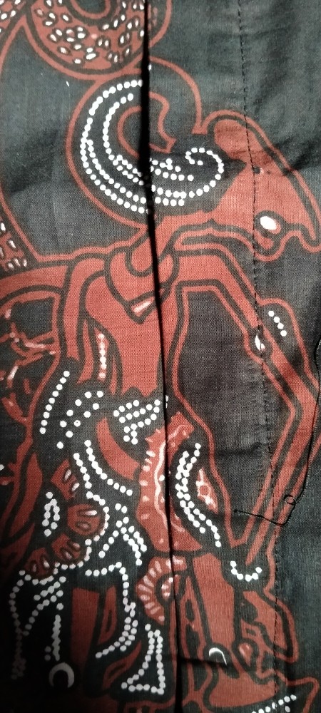 New Arrival Distro Batik Pria Bordir Sogan Hrb026 Batikaf Notoarto Batik Ipnu-ippnu Hem Pria Bel