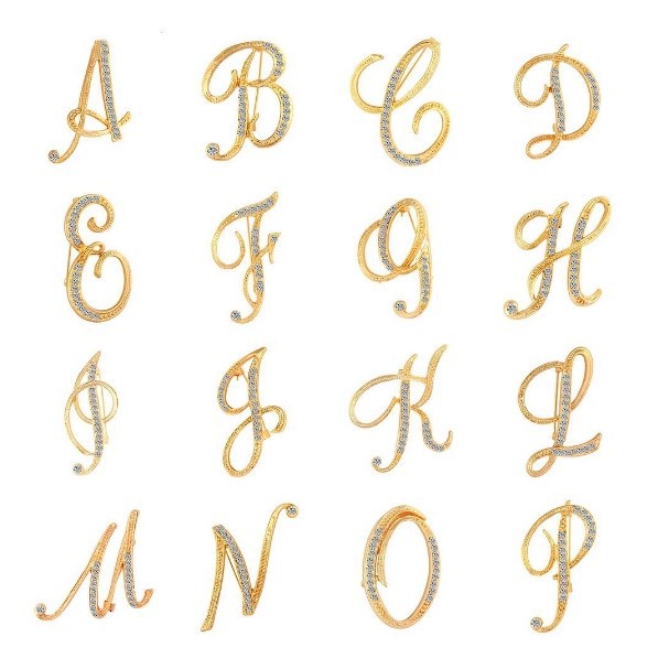 MURMURE.ID | GOLD BROS HURUF ALFABET TUSPIN HIJAB BROS NAMA JILBAB WARNA GOLD PART 2 JW026-1