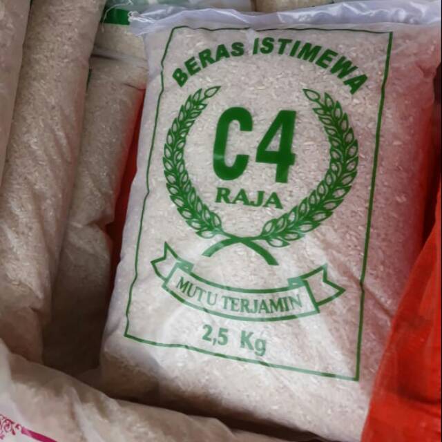 Beras C4 Raja kualitas Super