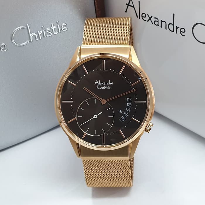 ORIGINAL Jam Tangan Pria Alexandre Christie AC 8519 / AC8519 Garansi Resmi 1 Tahun