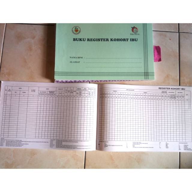 Buku register kohort ibu