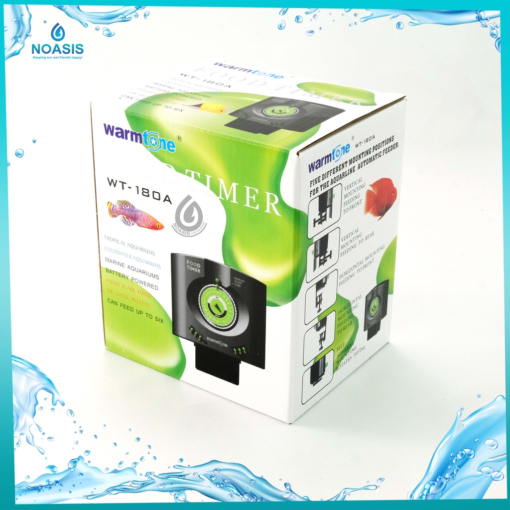 WARMTONE FOOD TIMER WT 180 A / ALAT MAKANAN IKAN OTOMATIS 180 G