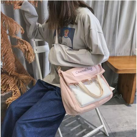 Casual Backapck Tas Ransel Backpack 2in1 / TAS SELEMPANG WANITA