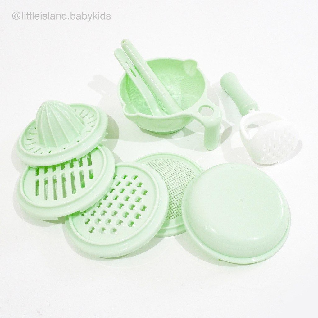 LIN014 - 9 in 1 Multifunction Grinding Bowl (Mangkok Baby Food Maker Serbaguna)