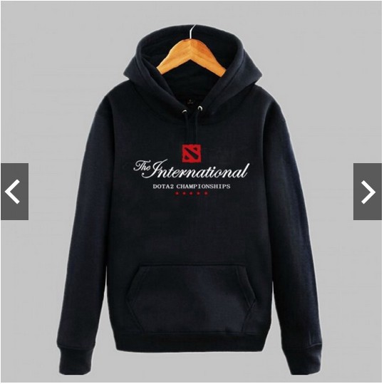 Jaket Dota 2 International Big Size/ S M L XL 2XL 3XL 4XL 5XL/ Casual Cowok Cewek Fleece Premium