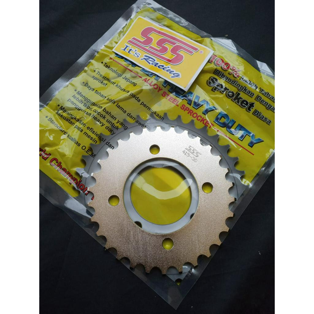 GEAR GIR BELAKANG RX KING SSS 415 428 28 30 31 32 33 34 35 36 37 38 39 40 41 42 43 RXZ RXKING YT115 