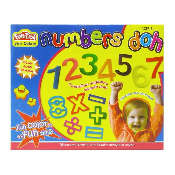 Lilin Mainan Fun Doh Numbers Doh