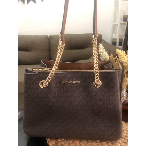 preloved mk teagen large original like new