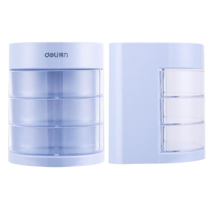

Diskon Deli Desk Organizer Tempat Alat Tulis Pulpen Pensil laci putar (9152) Diskon