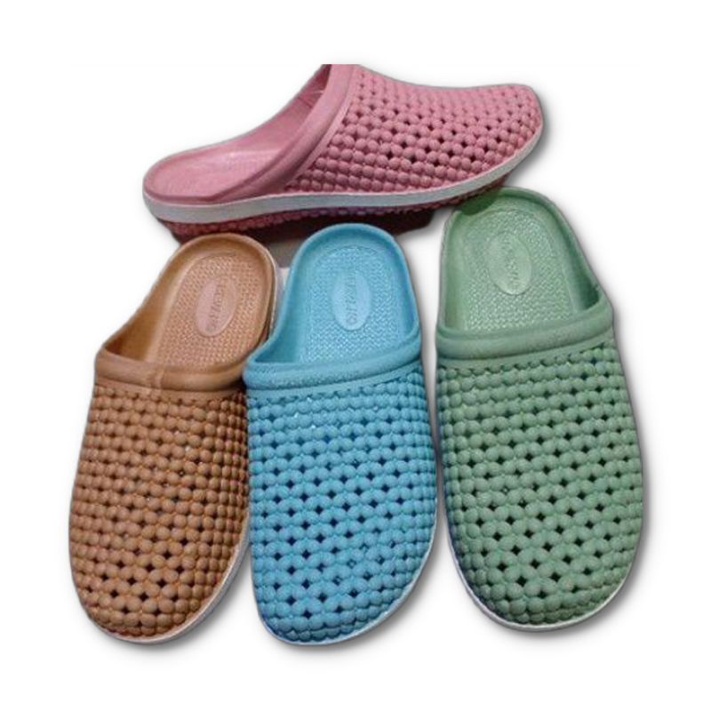 Shevano 135 B - Sendal  karet Kokop Wanita Shevano Motif Lobang Tebal Ukuran 36 - 41