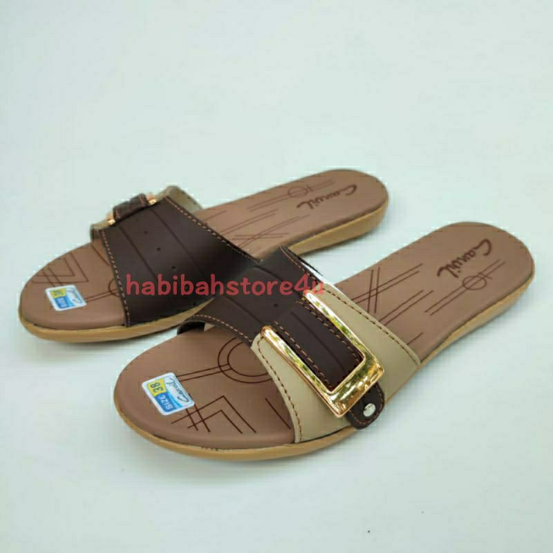 sandal kulit trendy kekinian dan realpick