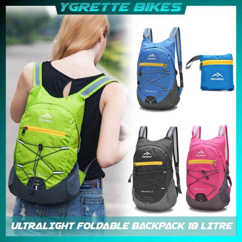 YGRETTE - Xinguanhua Tas Gunung Lipat Waterproof 18L FOLDABLE BACKPACK punggung olahraga