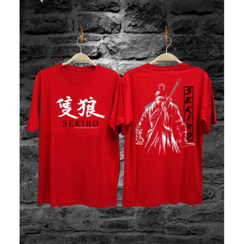 BAJU KAOS PRIA /BAJU KAOS SAMURAI JEPANG TERBARU BAJU KAOS SEKIRO / t shirt premium /kaos ori / baju bayar di tempat /