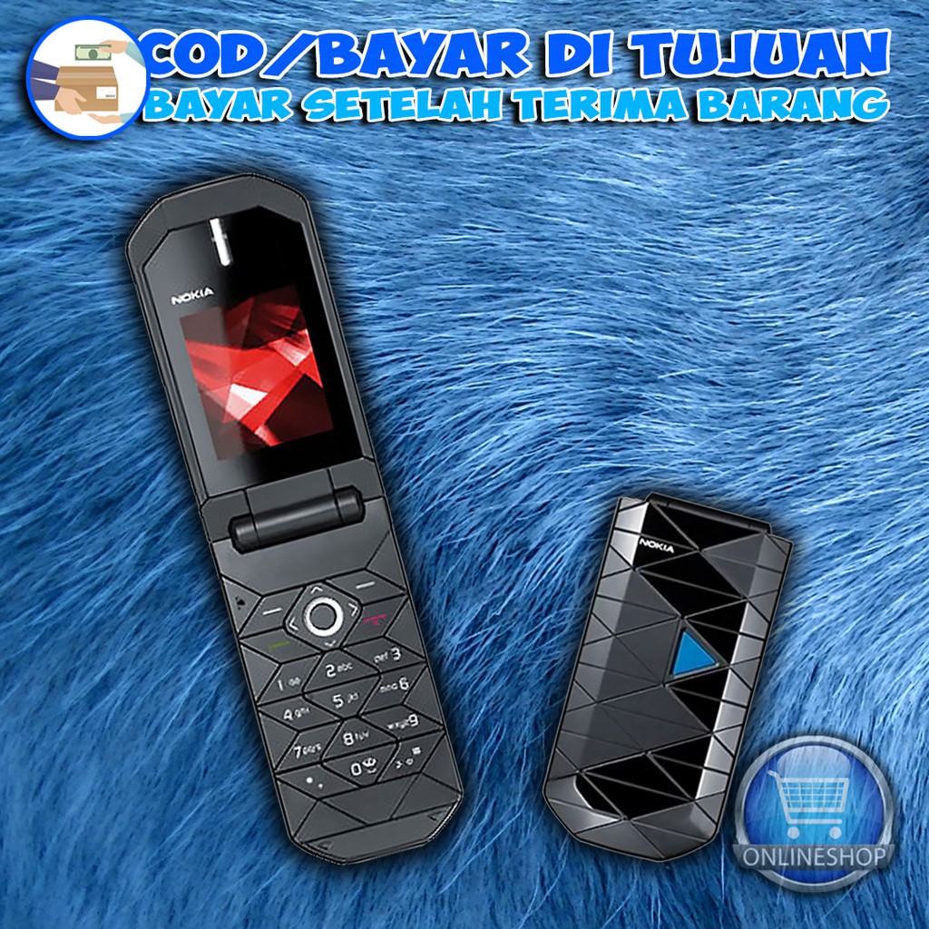 Nokia 7070 Single Sim Lipat Jadul Bergaransi