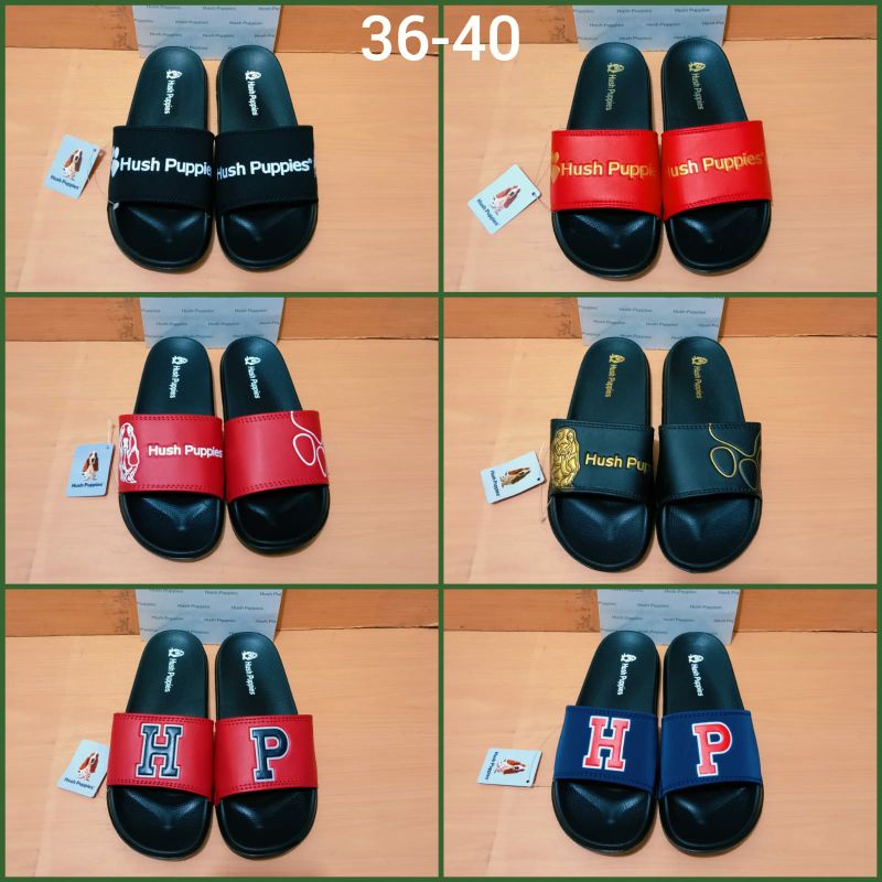 HUSH PUPPIES ORIGINAL Sandal Hush Puppies, Sandal Slip On, Sandal Distro Sandal Selop Unisex Terbaru
