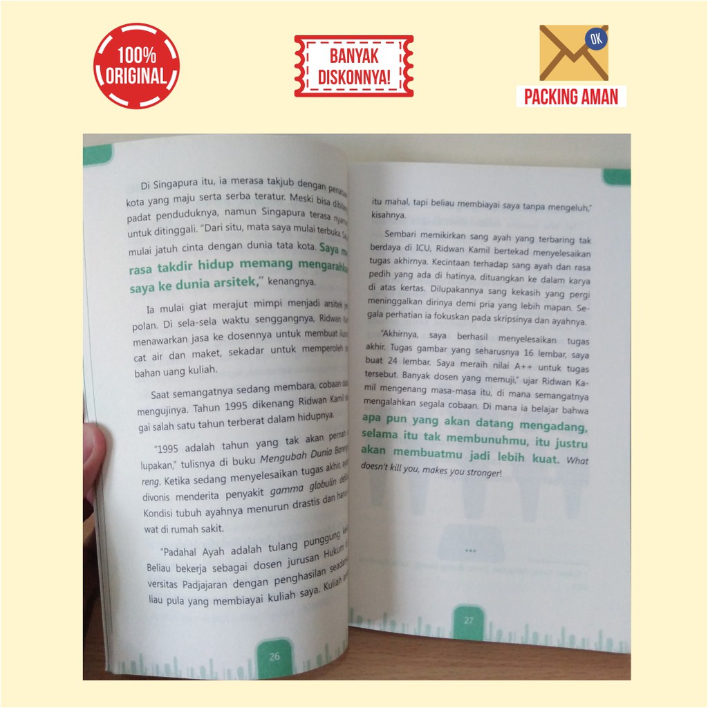 Buku Motivasi Biografi Kisah, Perjuangan, & Inspirasi Ridwan Kamil-4