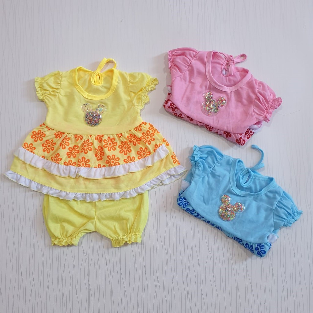 COD Bayar Ditempat Dress Baju Baby / Baju Anak / Setelan Anak / Baby Alicia