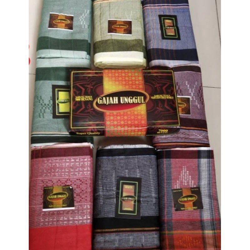 Sarung Tenun Gajah Unggul 7000 Benang
