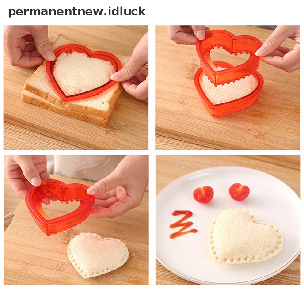 Cetakan Pemotong Roti Panggang Sandwich Diy Untuk Anak