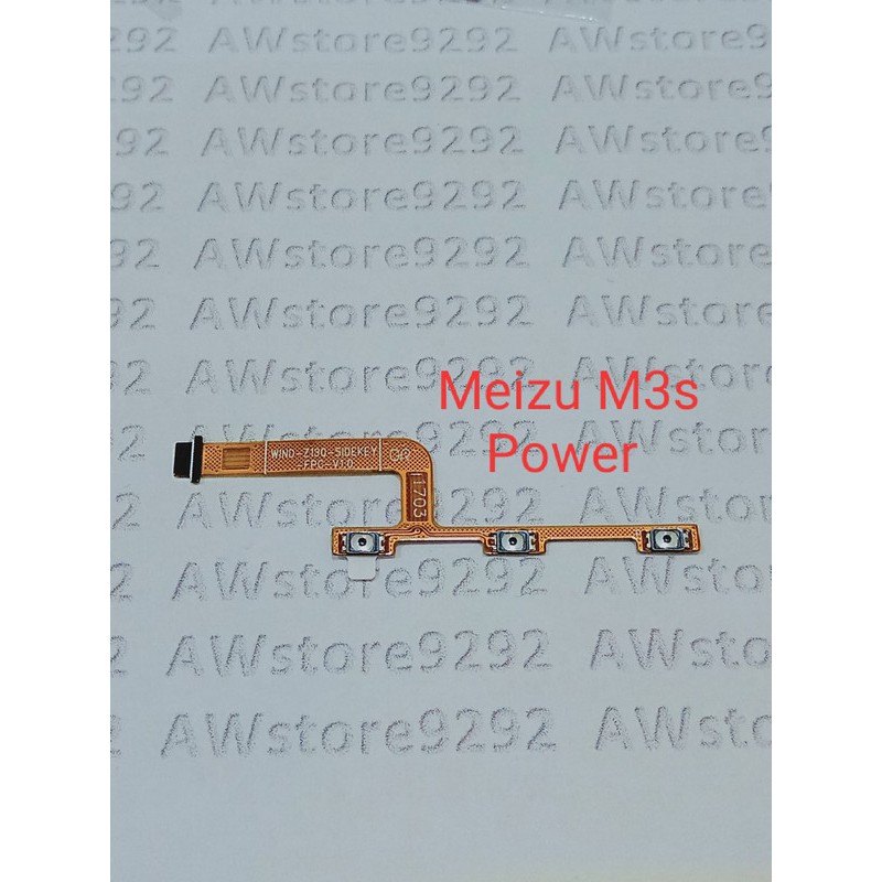 Flex Flexibel Flexible Power On Off Volume Meizu M3S