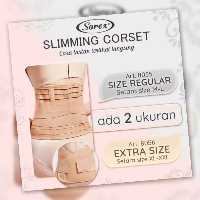 Sorex slimming corset /korset  kode 8055&amp;8056 stagen