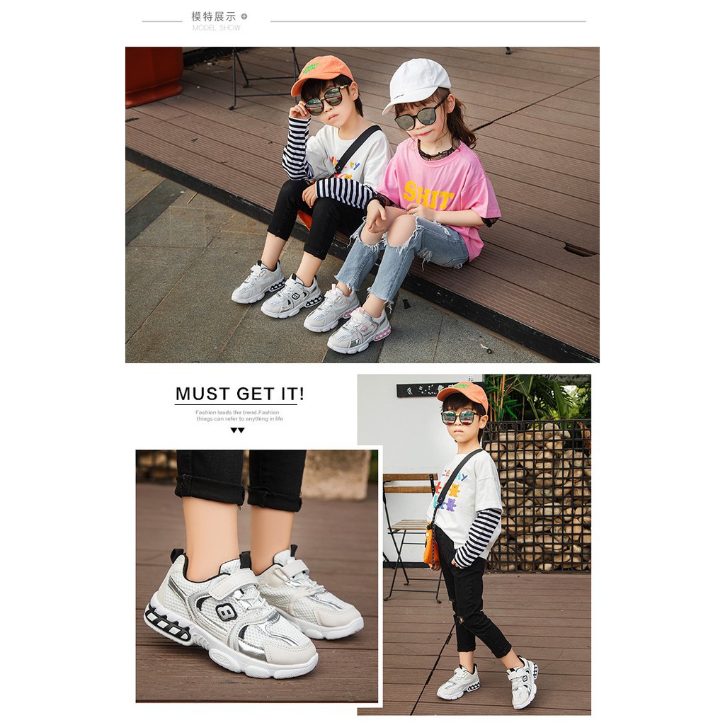 littlekiddoss SH2145 Sepatu anak Sneakers anak sepatu kets anak Laki-Laki Perempuan