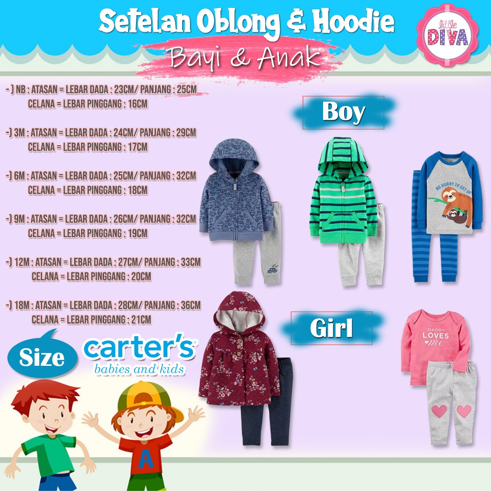 Setelan Bayi NB - 18 M setelan piyama jaket celana kaos pendek panjang baju bayi cowo cewe