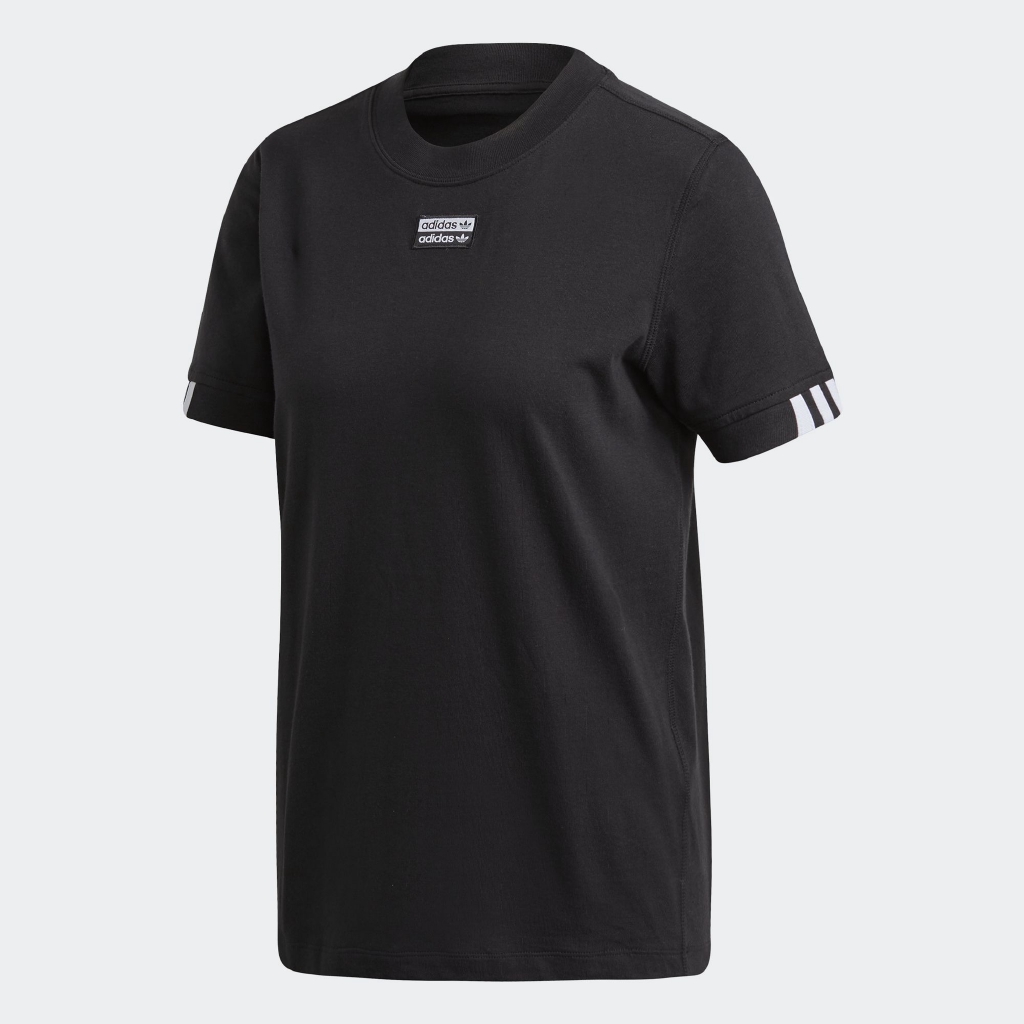  adidas  ORIGINALS Tee  Wanita Hitam FM4884 Shopee Indonesia