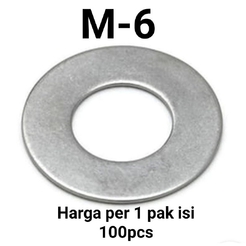 Ring plat galvanis M-6/ring M-6 /ring 6