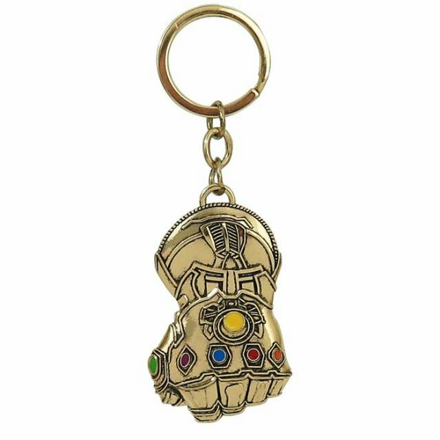 Hot Toys Cosbaby Avengers Infinity Wars Gauntlet Thanos Keychain Recast