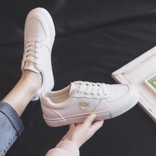Sepatu Sneakers Wanita Model Flat Motif Bunga Daisy Warna Sepatu Sneakers Wanita Model Flat Motif Bunga Daisy Warna