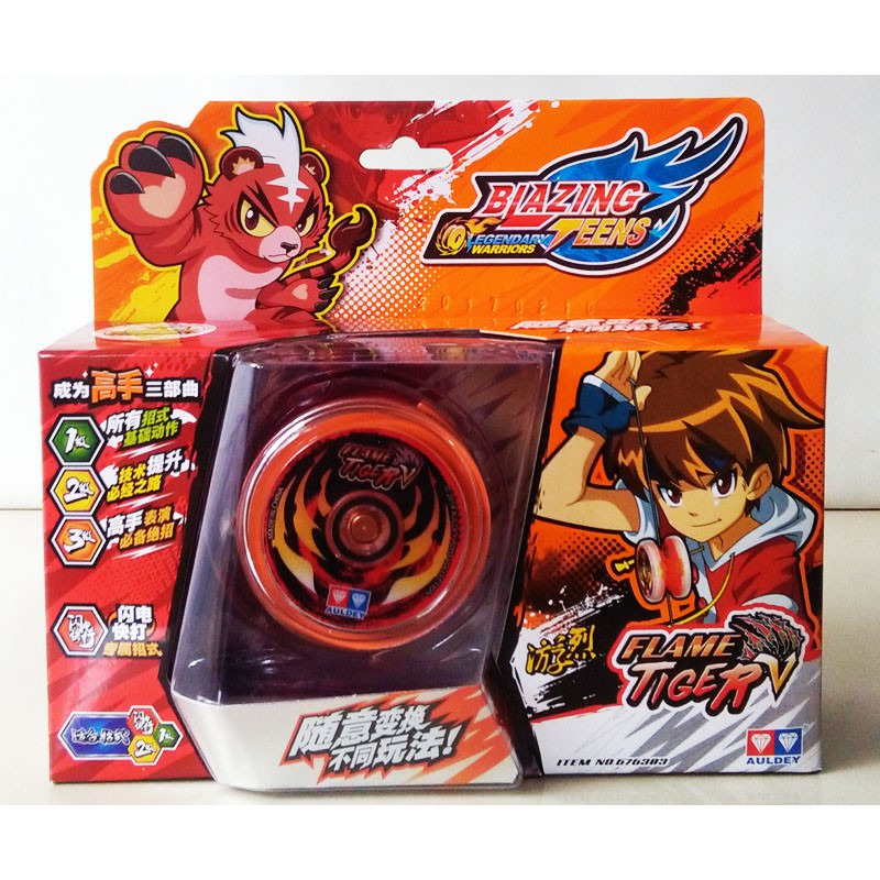 Yoyo Auldey 676303 Blazing Teens Lv 2 Flame Tiger V