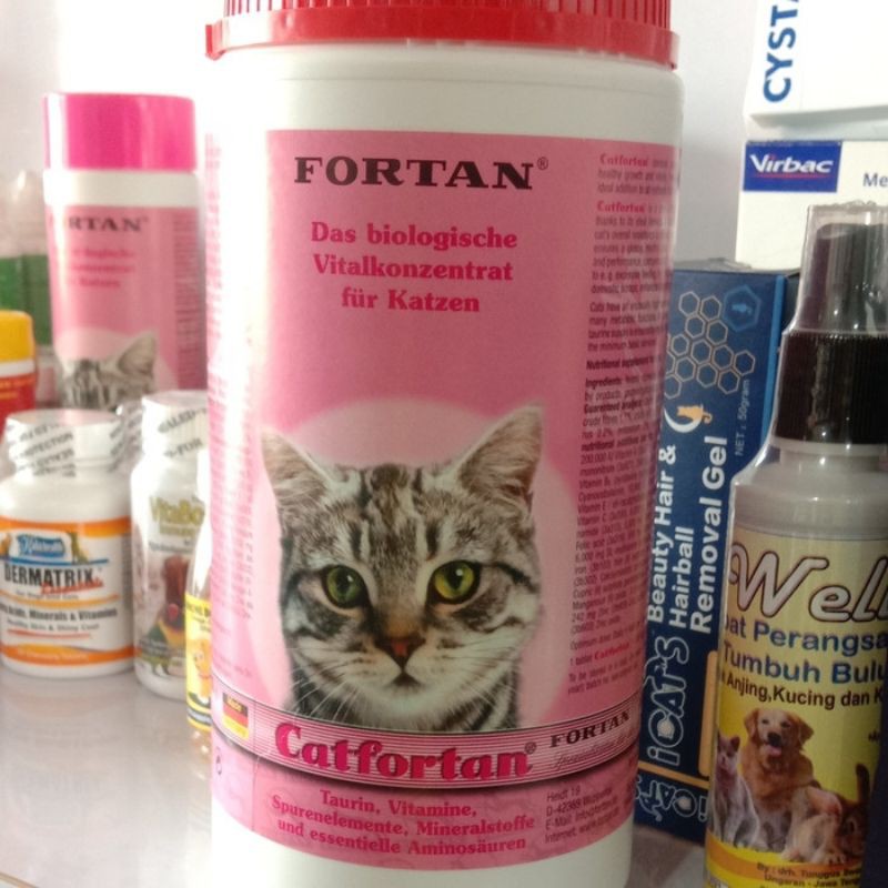 Vitamin Kucing Fortan Catfortan 1000gr / Multivitamin Cat Fortan