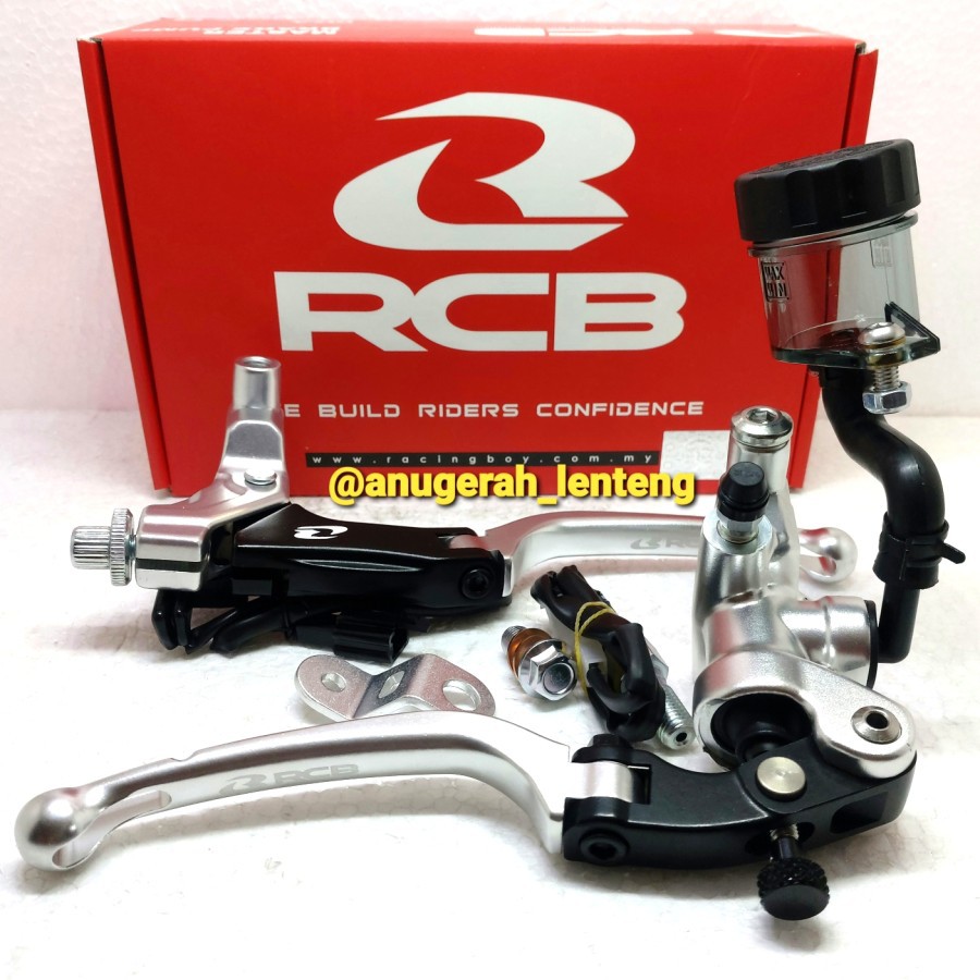 Master Rem Kanan &amp; Kiri Master Brake Pump Kopling RCB S1 Radial Silver