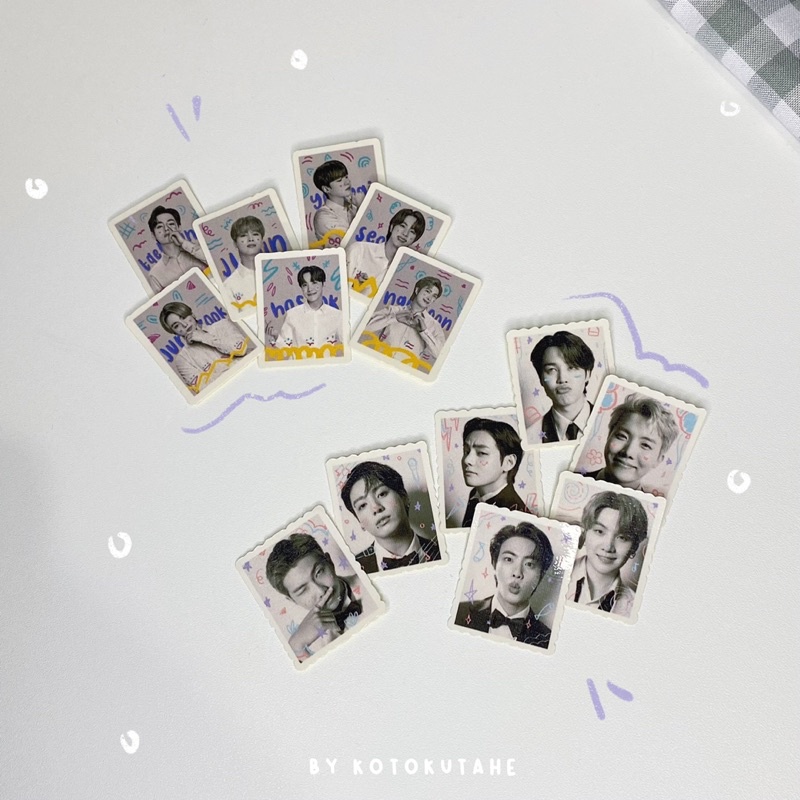 

KOTOKUTAHE - [BANGTAN] Mini Stamp Sticker Deco Die Cute Bangtan Boys Case Handphone