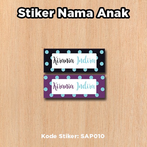

Jual Stiker Anak Murah Black Blue Polkadot