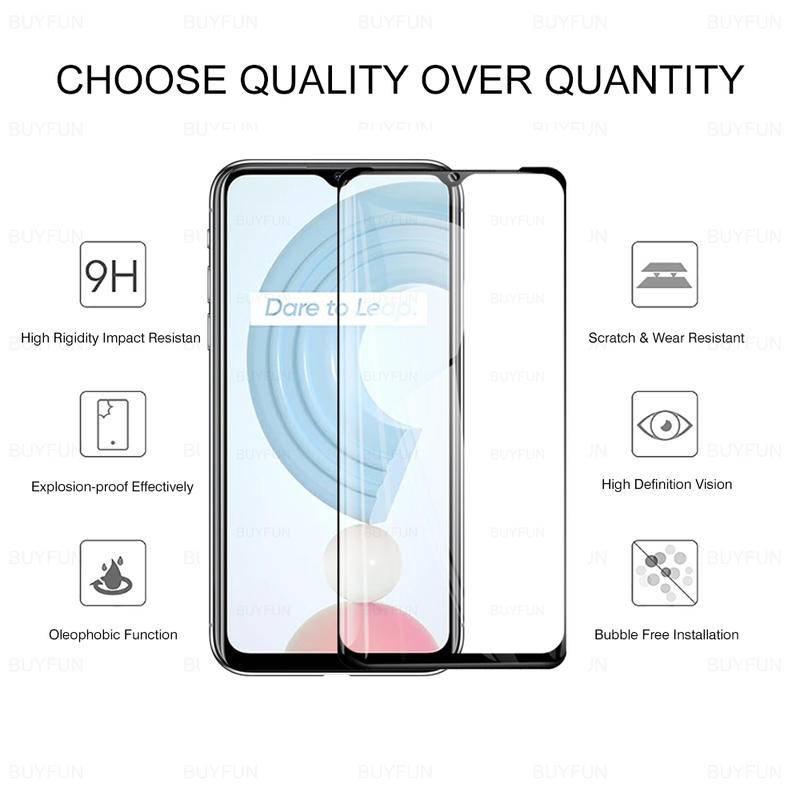 realmi c21 glass 2pcs tempered glasses for realm realme c21 c 21 y c21y c 11 c11 2021 protective glass screen protectors film