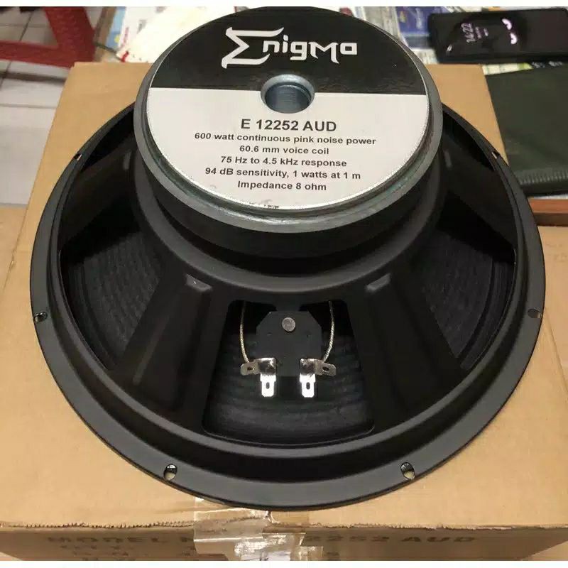 speaker 12inch fullrange corong ENIGMA E 12252 AUD original