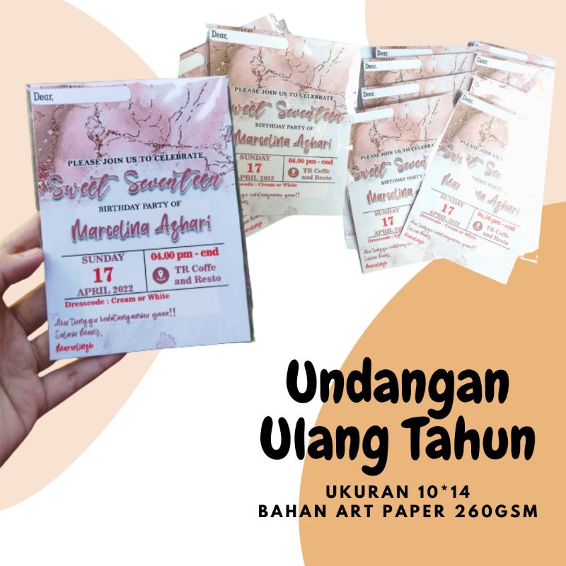 Jual Undangan Ulang Tahun | Shopee Indonesia