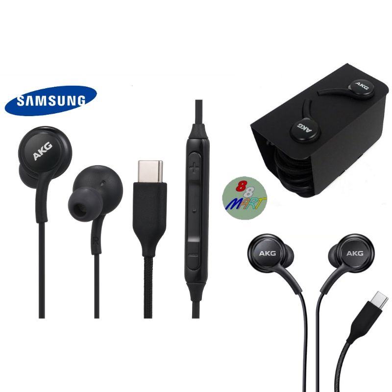 Headset Handsfree Earphone Akg Samsung Note 10 Note 10+ Akg Type C Original