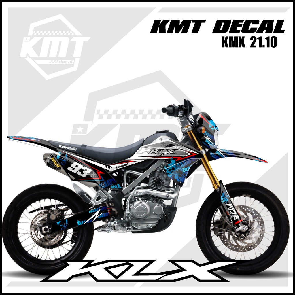 Jual Decal Sticker Motor Cross Klx Bf Fullbody Dekal Stiker Klx Bf