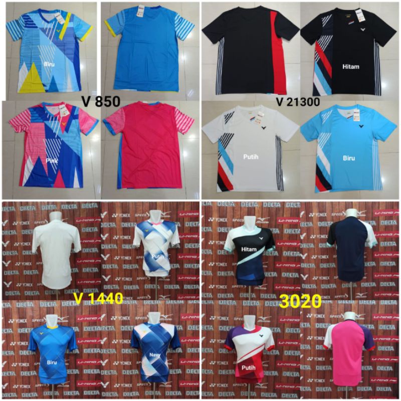 VICTOR BAJU KAOS JERSEY PAKAIAN OLAHRAGA BADMINTON BULUTANGKIS IMPORT