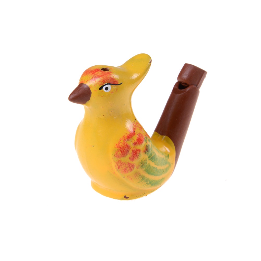 {LUCKID}1PCS Ceramic hand-painted musical whistle water birds whistle