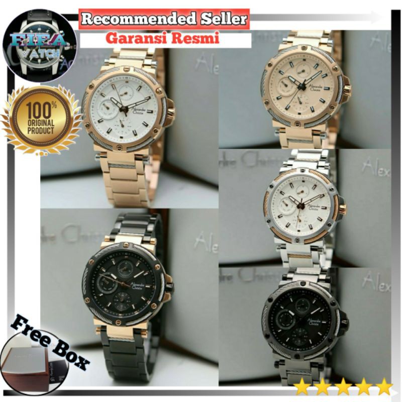 jam tangan wanita alexandre christie ac 6561 ac6561 original