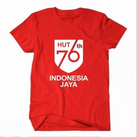 COD KAOS INDONESIA MERDEKA 76 TAHUN / HUT RI 76 / TSHIRT HH TwinShop