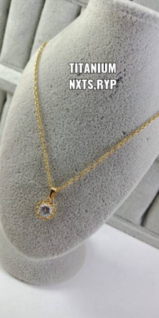 Kalung titanium,tidak luntur