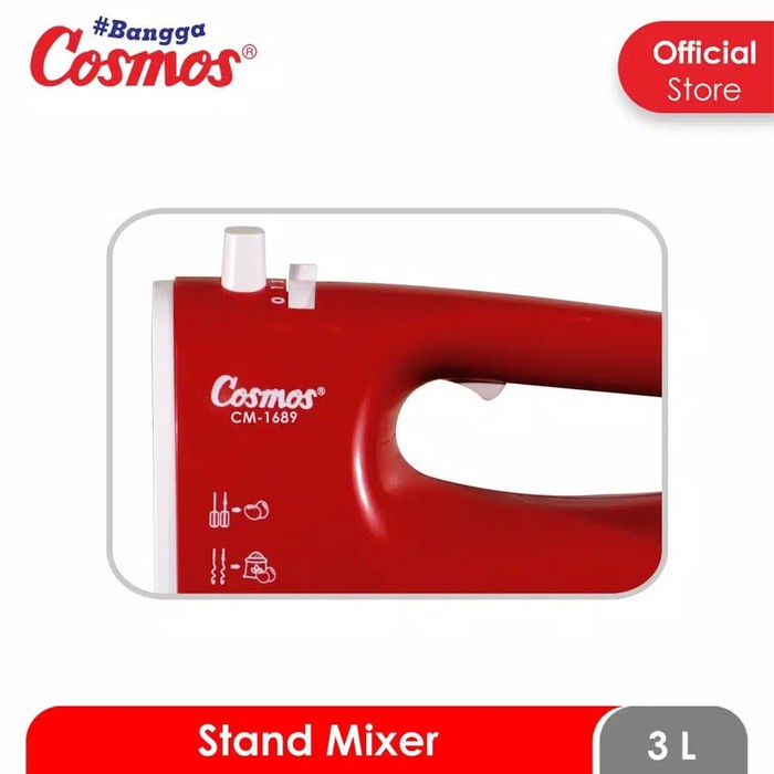 Cosmos Stand Mixer Berdiri CM 1689 Turbo 5 Speed Hand Mixer CM1689