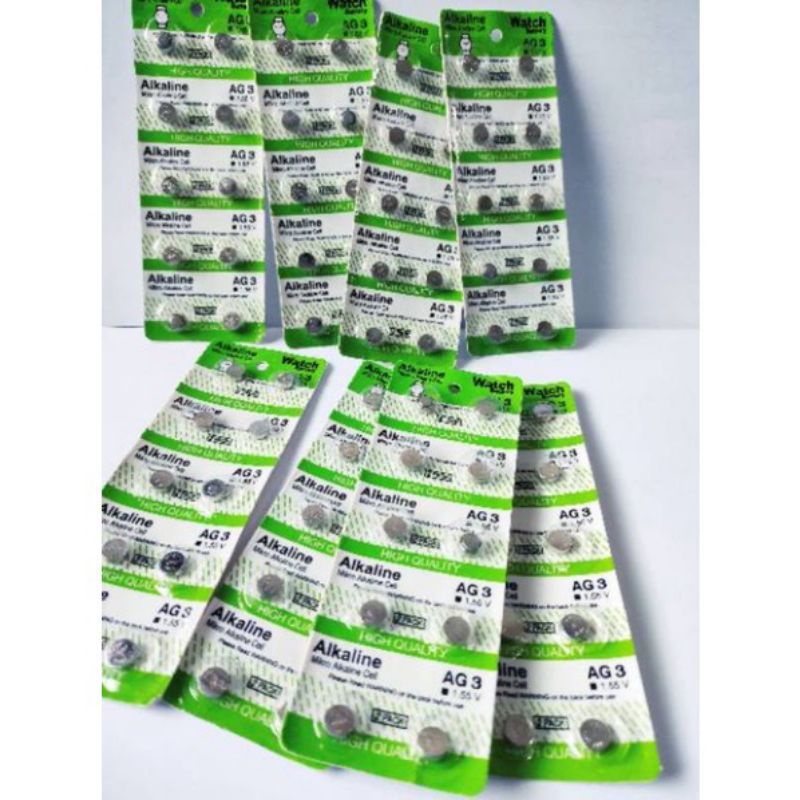 Baterai JAM TANGAN Kancing AG3 LR41 LR 41 AG-3 SR-AG-10 Batre Battery Batrei L736F GROSIR