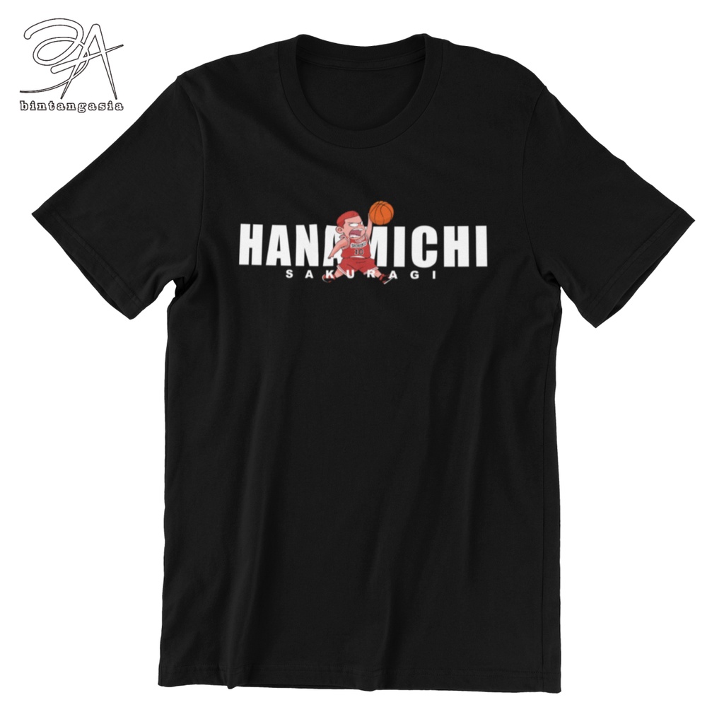 BA079 Kaos Basket Anime SlamDunk Sakuragi Hanamichi Jordan Style Slam Dunk